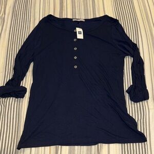 GAP Dark Blue Button-Down Shirt